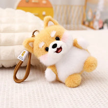 Load image into Gallery viewer, Miniature Shiba Inu Stuffed Animal Keychain-Stuffed Animals-Dog Memorial Gifts,Shiba Inu,Stuffed Animal-yellow shiba inu-15cm-1