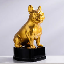 Load image into Gallery viewer, Mirror Electroplated French Bulldog Statues-Yellow-9