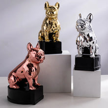 Load image into Gallery viewer, Mirror Electroplated French Bulldog Statues-1