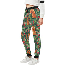 Load image into Gallery viewer, Mistletoe and Cocker Spaniels Christmas Ensemble Unisex Sweatpants-Apparel-Apparel, Christmas, Cocker Spaniel, Dog Dad Gifts, Dog Mom Gifts, Pajamas-2