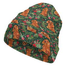 Load image into Gallery viewer, Mistletoe and Cocker Spaniels Christmas Ensemble Warm Beanie-Accessories-Accessories, Christmas, Cocker Spaniel, Dog Mom Gifts, Hats-ONE SIZE-4