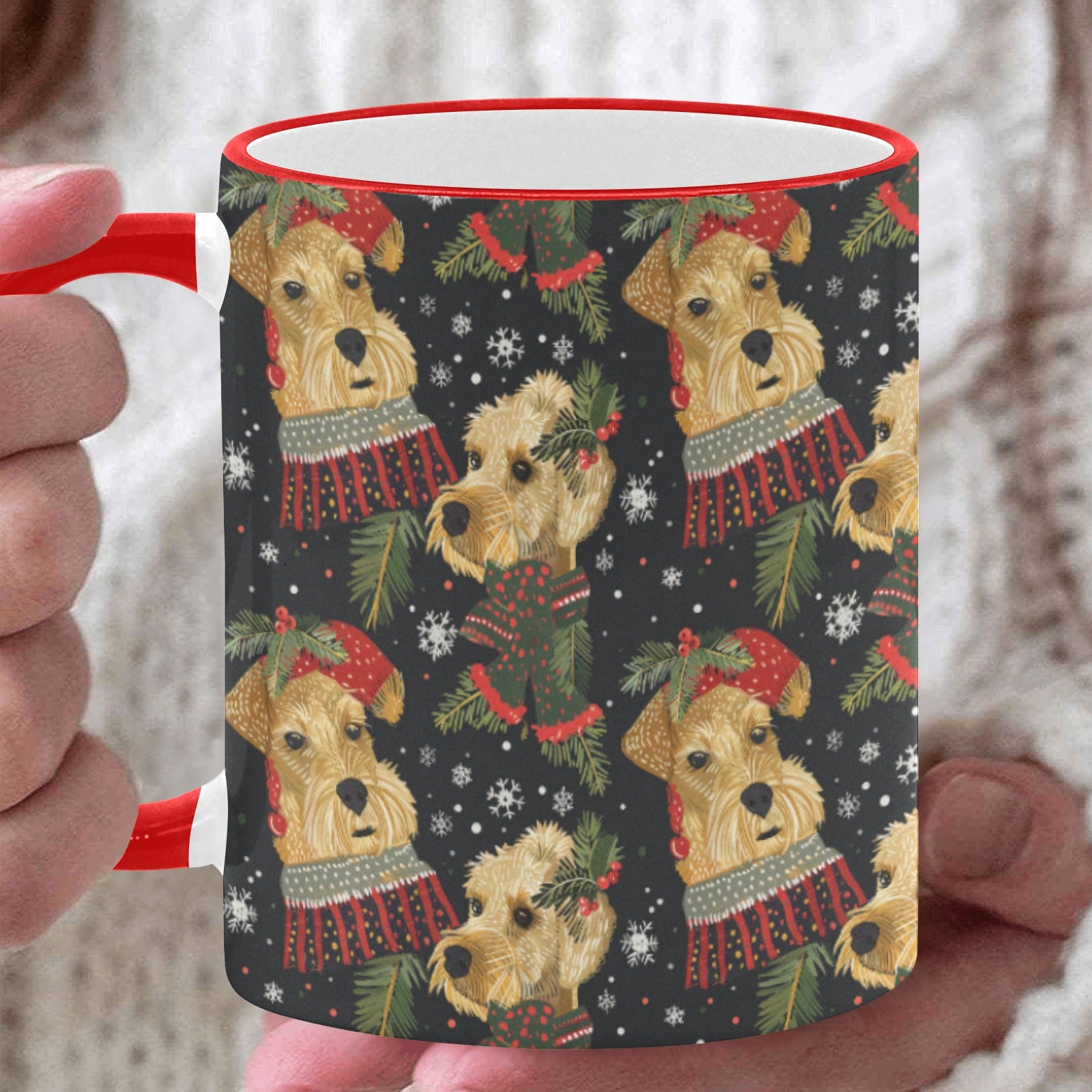 Airedale Terrier Christmas Mug