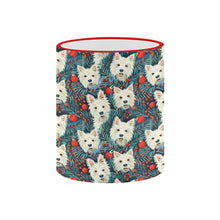 Load image into Gallery viewer, Mistletoe and Westies Christmas Coffee Mug-2
