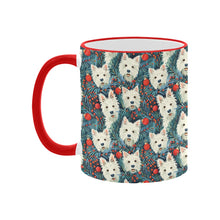 Load image into Gallery viewer, Mistletoe and Westies Christmas Coffee Mug-3