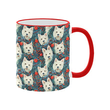 Load image into Gallery viewer, Mistletoe and Westies Christmas Coffee Mug-5