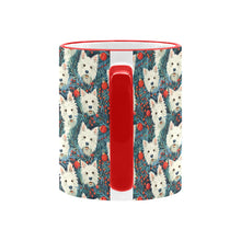 Load image into Gallery viewer, Mistletoe and Westies Christmas Coffee Mug-6