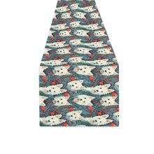 Load image into Gallery viewer, Mistletoe and Westies Christmas Table Runner-Home Decor-Christmas, Dog Dad Gifts, Dog Mom Gifts, Home Decor, West Highland Terrier-White8-ONE SIZE-2