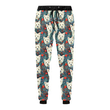 Load image into Gallery viewer, Mistletoe and Westies Christmas Unisex Sweatpants-Apparel-Apparel, Christmas, Dog Dad Gifts, Dog Mom Gifts, Pajamas-4