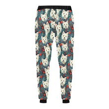 Load image into Gallery viewer, Mistletoe and Westies Christmas Unisex Sweatpants-Apparel-Apparel, Christmas, Dog Dad Gifts, Dog Mom Gifts, Pajamas-5