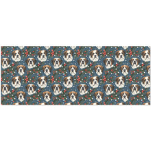 Load image into Gallery viewer, Mistletoe Mountain Dogs Saint Bernard Christmas Gift Wrapping Paper - 2 Rolls-Christmas Ornament-Christmas,Saint Bernard,Wrapping Paper-3