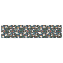 Load image into Gallery viewer, Mistletoe Mountain Dogs Saint Bernard Christmas Table Runner-Home Decor-Christmas, Home Decor, Saint Bernard-ONE SIZE-2