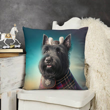 Load image into Gallery viewer, Monarch of the Glen Scottie Dog Plush Pillow Case-Cushion Cover-Dog Dad Gifts, Dog Mom Gifts, Home Decor, Pillows, Scottish Terrier-8