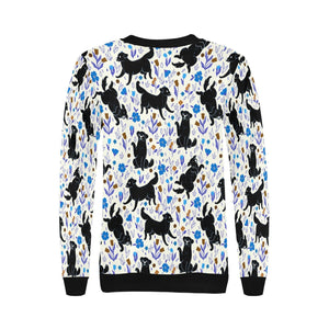 Moonlight Garden Black Labs Women's Sweatshirt - 5 Colors-Apparel-Apparel, Black Labrador, Labrador, Shirt, Sweatshirt, T Shirt-10