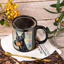 Load image into Gallery viewer, Mosaic Majesty Doberman Coffee Mug-3