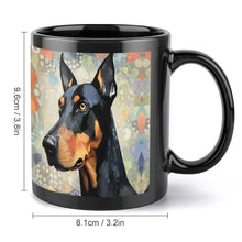 Load image into Gallery viewer, Mosaic Majesty Doberman Coffee Mug-5