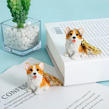 Load image into Gallery viewer, Most Adorable 3D Sitting Corgi Resin Keychains-Accessories-Accessories, Corgi, Dog Dad Gifts, Dog Mom Gifts, Keychain-4