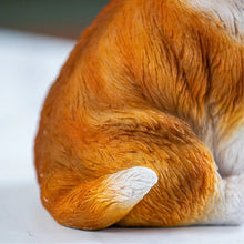 Load image into Gallery viewer, Most Adorable Handmade Sitting Corgi Resin Statue Figurine-11
