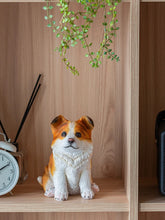 Load image into Gallery viewer, Most Adorable Handmade Sitting Corgi Resin Statue Figurine-3