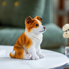 Load image into Gallery viewer, Most Adorable Handmade Sitting Corgi Resin Statue Figurine-8