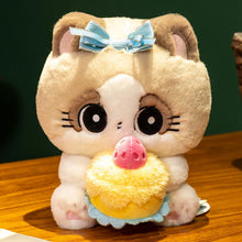 Load image into Gallery viewer, Most Adorable Ragdoll Cat Soft Plush Toys-Khaki With Cake-25cm-1