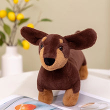 Load image into Gallery viewer, Most Adorable Standing Chocolate Dachshund Stuffed Animal Plush Toys-Stuffed Animals-Dachshund,Dog Memorial Gifts,Stuffed Animal-12