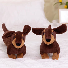 Load image into Gallery viewer, Most Adorable Standing Chocolate Dachshund Stuffed Animal Plush Toys-Stuffed Animals-Dachshund,Dog Memorial Gifts,Stuffed Animal-13