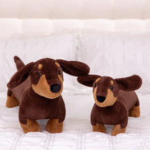 Load image into Gallery viewer, Most Adorable Standing Chocolate Dachshund Stuffed Animal Plush Toys-Stuffed Animals-Dachshund,Dog Memorial Gifts,Stuffed Animal-5