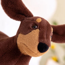 Load image into Gallery viewer, Most Adorable Standing Chocolate Dachshund Stuffed Animal Plush Toys-Stuffed Animals-Dachshund,Dog Memorial Gifts,Stuffed Animal-9