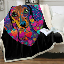 Load image into Gallery viewer, Most Incredible Dachshund Soft Warm Fleece Blanket-Blanket-Blankets, Dachshund, Home Decor-6