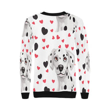 Load image into Gallery viewer, Most Precious Dalmatian Love Women&#39;s Sweatshirt-Apparel-Apparel, Dalmatian, Sweatshirt-4