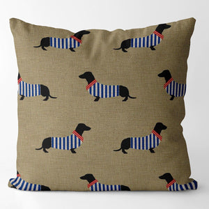 Multi-Colored Dachshunds Cushion Covers-Cushion Cover-Cushion Cover, Dachshund, Dogs, Home Decor-13