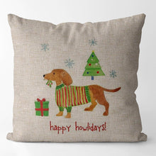 Load image into Gallery viewer, Multi-Colored Dachshunds Cushion Covers-Cushion Cover-Cushion Cover, Dachshund, Dogs, Home Decor-5