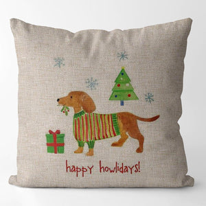 Multi-Colored Dachshunds Cushion Covers-Cushion Cover-Cushion Cover, Dachshund, Dogs, Home Decor-5