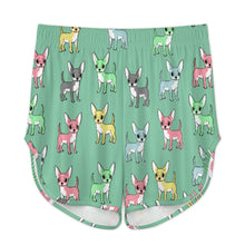 Load image into Gallery viewer, Multicolor Chihuahuas Love Women's Cami and Shorts Pajama Set-21