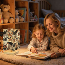 Load image into Gallery viewer, Multicolor Pugs Parade Desktop Table Lamp-Desk Lamps-Christmas,Dog Dad Gifts,Dog Mom Gifts,Home Decor,Lamp,Pug-5