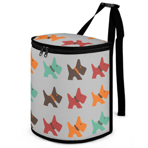 Multicolor Scottie Dog Love Multipurpose Car Storage Bag - 4 Colors-Car Accessories-Bags, Car Accessories, Scottish Terrier-ONE SIZE-Silver1-15