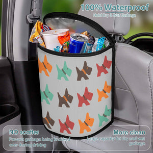 Multicolor Scottie Dog Love Multipurpose Car Storage Bag - 4 Colors-Car Accessories-Bags, Car Accessories, Scottish Terrier-20
