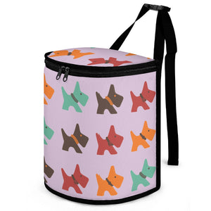 Multicolor Scottie Dog Love Multipurpose Car Storage Bag - 4 Colors-Car Accessories-Bags, Car Accessories, Scottish Terrier-ONE SIZE-Thistle1-7
