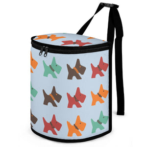 Multicolor Scottie Dog Love Multipurpose Car Storage Bag - 4 Colors-Car Accessories-Bags, Car Accessories, Scottish Terrier-ONE SIZE-LightSteelBlue1-9