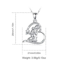 Load image into Gallery viewer, My Baby is a Dachshund Silver Necklace and Pendant-7