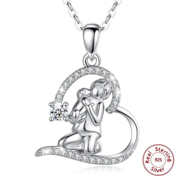 My Baby Is A Dachshund Silver Necklace And Pendant 360x