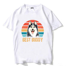 Load image into Gallery viewer, My Best Buddy is a Husky Mens T Shirt-Apparel-Apparel, Dogs, Shirt, Siberian Husky, T Shirt, Z1-2