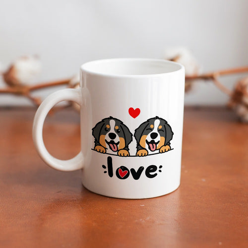 My Biggest Love Bernese Mountain Dog Coffee Mug-Mug-Bernese Mountain Dog,Dog Dad Gifts,Dog Memorial Gifts,Dog Mom Gifts,Mugs-1