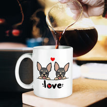 Load image into Gallery viewer, My Biggest Love Black Tan Chihuahua Coffee Mug-Mug-Chihuahua,Dog Dad Gifts,Dog Memorial Gifts,Dog Mom Gifts,Mugs-2