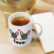 Load image into Gallery viewer, My Biggest Love Black Tan Chihuahua Coffee Mug-Mug-Chihuahua,Dog Dad Gifts,Dog Memorial Gifts,Dog Mom Gifts,Mugs-3