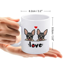 Load image into Gallery viewer, My Biggest Love Black Tan Chihuahua Coffee Mug-Mug-Chihuahua,Dog Dad Gifts,Dog Memorial Gifts,Dog Mom Gifts,Mugs-6