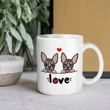 Load image into Gallery viewer, My Biggest Love Black Tan Chihuahua Coffee Mug-Mug-Chihuahua,Dog Dad Gifts,Dog Memorial Gifts,Dog Mom Gifts,Mugs-8