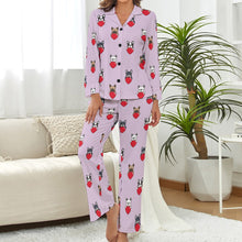 Load image into Gallery viewer, My Biggest Love French Bulldog Pajamas Set for Women - 5 Colors-Pajamas-Apparel, French Bulldog, Pajamas-12