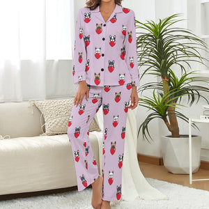 My Biggest Love French Bulldog Pajamas Set for Women - 5 Colors-Pajamas-Apparel, French Bulldog, Pajamas-12