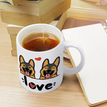 Load image into Gallery viewer, My Biggest Love German Shepherd Coffee Mug-Mug-Dog Dad Gifts,Dog Memorial Gifts,Dog Mom Gifts,German Shepherd,Mugs-3